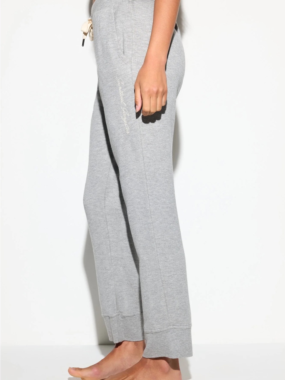 NWT Spiritual Gangster Light Gray Sweatpants SG Insignia Hendrix Sweatpant
